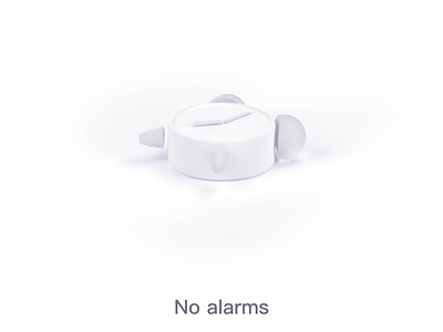 404 Empty Page for NO ALARMS. 3d 404 ae alarm animation empty page mg motion motion graphics no object ui ux