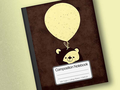 Cover of Relaxing Bear With Balloon And A Heart Shape Love 2d art artwork branding conanjett concept design illustration