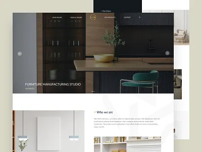 VEG concept furniture company company concept design furniture home homepage interface modern ui ux ui design veg web design website