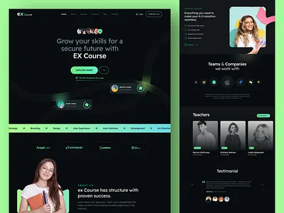 E-learning Website app app design design e learning e learning website education learning learning website mobile mobile design ui ui ux uidesign user experience user interface design webdesign