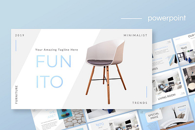 Furnito - Powerpoint Presentation #1 app branding design graphic design illustration logo typography ui ux vector