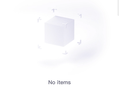 3D 404 Empty Page for NO ITEMS. 3d 404 ae c4d design mg motion motiongraphic no items no object ui ux