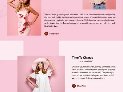 Fashion Store Landing Page clothing store anding page fashion landing page fashion store fashion web app landing page