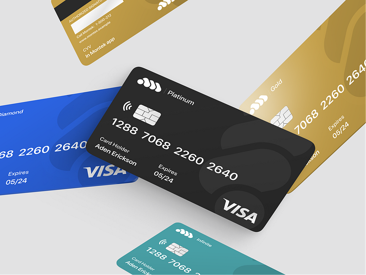 Montek - Bank Card by Asal Design for Kretya Studio on Dribbble