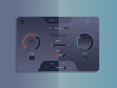Audio plugin UI Design audio plugin music ui design
