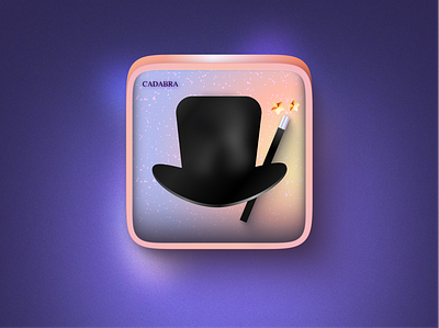 Magic App Icon colofrul figma gradients icon icon design logo pink purple shape ui vector