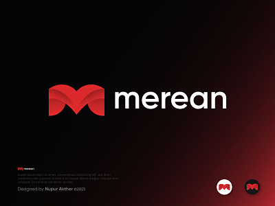 Merean logo brand identity branding brandmark logo logo design logo designer logos minimalist logo modern logo popular logo