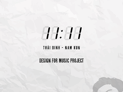 11:11 - Music Project Design branding design graphic design logo typography