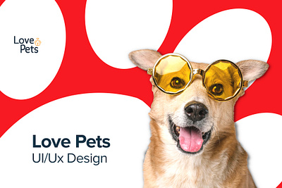 Find Your Furry Friend with Love Pet app app ui design app ui design branding design graphic design illustration pet app ui uidesign uiuxdesign website