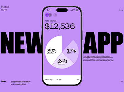Super app app bank clean concept finance ios mobile ui