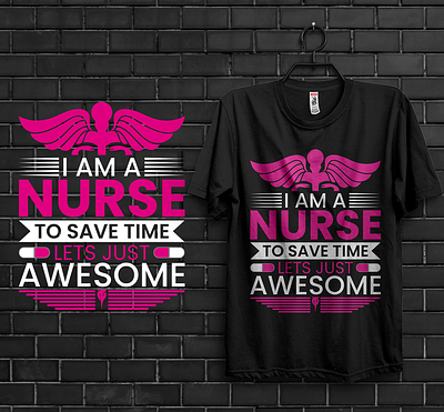 Nurse T-shirt Design branding design graphic design halloween tshirt happy camping shirt illustration nurse t shirt design t shirt bundle teeshirt