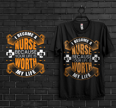 Nurse T-shirt Design branding design graphic design halloween tshirt happy camping shirt illustration logo t shirt bundle teeshirt