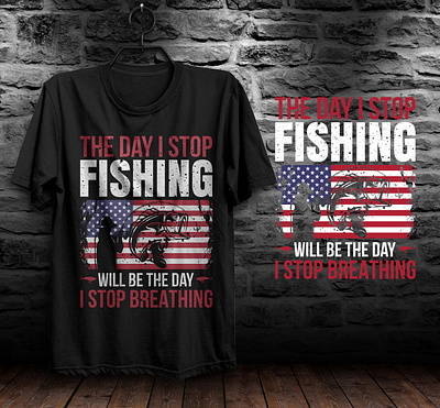 Fishing T-shirt Design branding design fishing t shirt graphic design halloween tshirt happy camping shirt t shirt bundle teeshirt