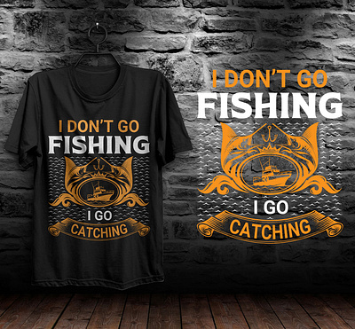 Fishing T-shirt Design branding design fishing t shirt design graphic design halloween tshirt happy camping shirt illustration logo t shirt bundle teeshirt