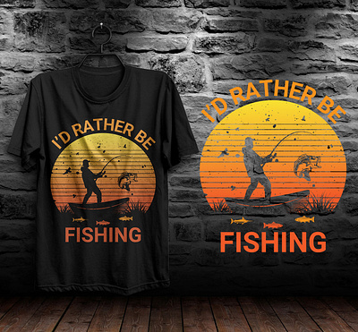 Fishing T-shirt Design branding design fishing t shirt design graphic design halloween tshirt happy camping shirt illustration logo t shirt bundle teeshirt