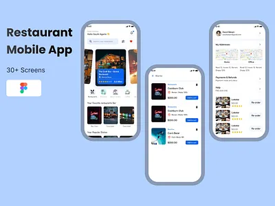 Restaurants Apps Design apps branding design e commerce e commerce app graphic design illustration logo restaurants apps design ui uiux ux