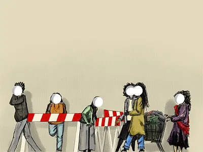 Blind Spots concept illustration