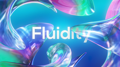 Fluidity | VIVID GLASS VARIATIONS 3d 3d illustration art direction cinema 4d color design glass gradient illustration redshift vivid color