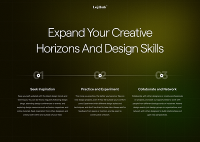 Expand Your Creative Horizon creative design grow learn skills ui web