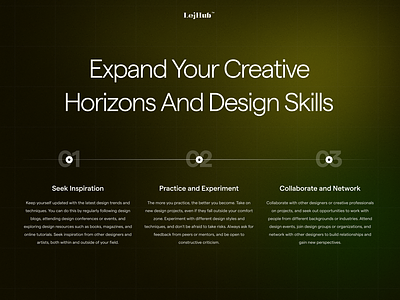 Expand Your Creative Horizon creative design grow learn skills ui web