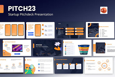 Pitch23 Startup Pitchdeck Presentation design google slides keynote powerpoint ppt presentation template