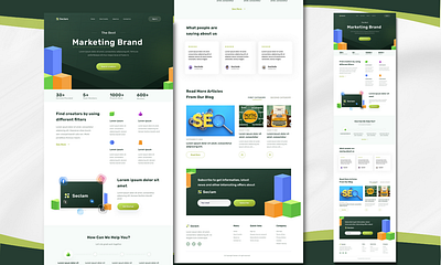 Marketing Web-design design ui user interface ux