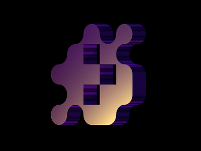 CHROMA: NON-FUNGIBLE TOKEN 3d abstract chrome clean futuristic icons logo minimal nft web3
