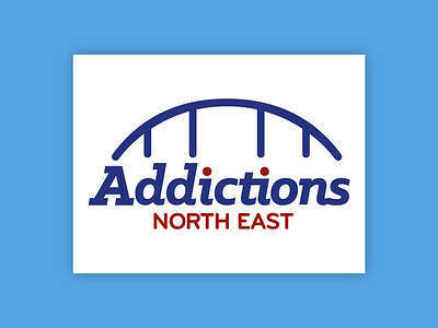 Addictions North East - Logo brand branding identity log