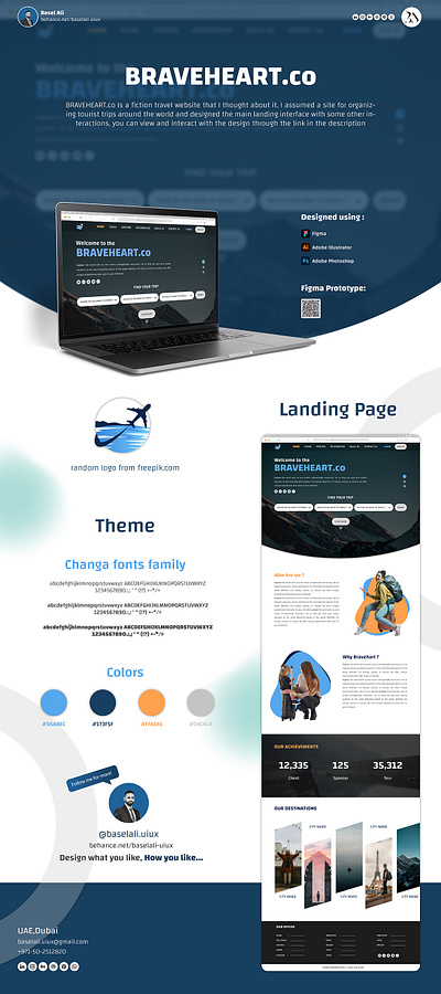 Landing Page Design graphic design ui