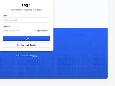 Login Screen Concept login login screen product design saas sign in sign up ui ux