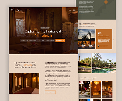 CA hotel website design elegant hotel luxury luxury hotel ui ux web design