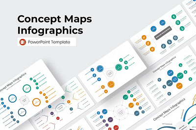 Concept Maps Infographics PowerPoint Template design google slides infographic infographics keynote powerpoint ppt