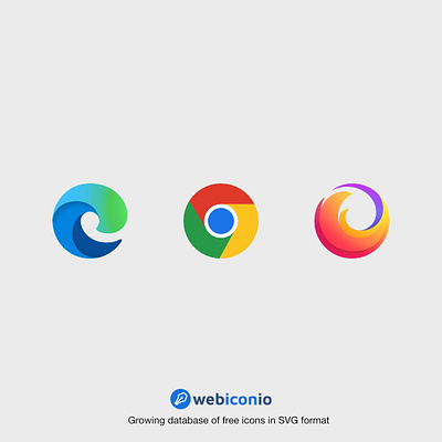 Browsers icons branding freebie icons