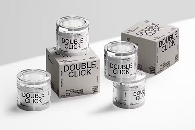 Cosmetic Jar and Box Mockup Set design mock up mockup mockups psd psd design psd template