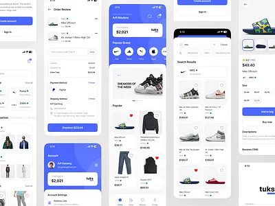 Ecommerce UI animation app branding design ecommerce ecommerce app illustration illustrator logo mobile app product typography vector web app
