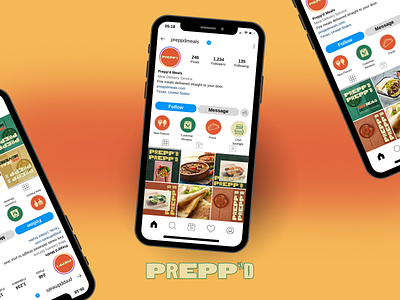 Prepp'd Instagram Feed advertising branding fire roasted instagram marketing social media tex mex