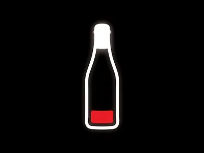 Low On Wine battery icon vector wine