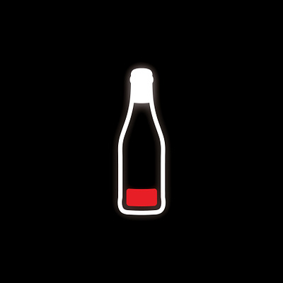 Low On Wine battery icon vector wine