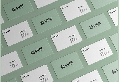 Link - Brand Identity & Website brand identity branding business cards design graphic design logo real estate realty ui web design