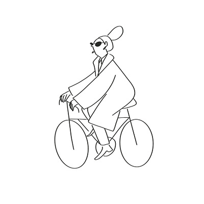 Bike3 bike design illustration sketch woman