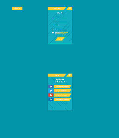 PopUp Login Form branding design graphic design ui ux vector web