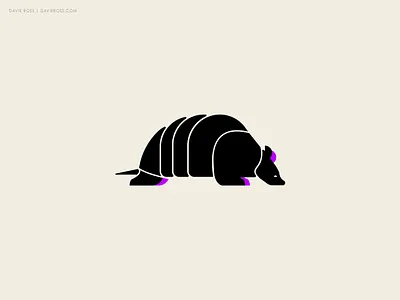 Armadillo Logo animal animal logo animals armadillo armadillo logo armored character funny geometric icon isometric logo logotype modern nature pet pets simple wildlife zoo