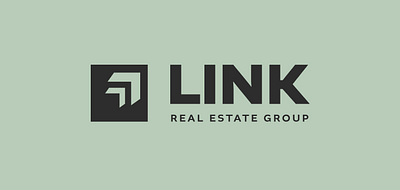 Link Real Estate Group brand identity branding design logo real estate realty