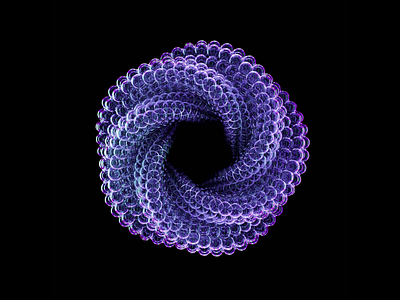 Hypnotic 3d 3d art abstract alise art blender caustic cgi cycles cyclesrender design digital art glass graphic design illustration loop motion graphics purple render ui