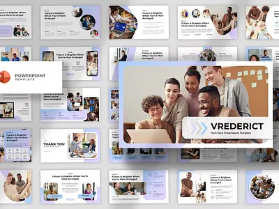Vrederict - Pitch Deck Powerpoint Template design google slides powerpoint ppt slide slides template templates