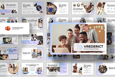 Vrederict - Pitch Deck Powerpoint Template design google slides powerpoint ppt slide slides template templates