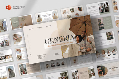 Generia - Webinar eCourse PowerPoint Template design google slides powerpoint ppt slide slides template