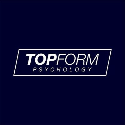 Top Form Logo Design branding design graphic design logo psychology sports