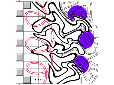 Pattern 2 - 1 80s 80s mall 90s 90s mall art arte artist artista colors design diseño illustration lines lud0 ludo89 retro retro design retrofuturism retrofuturistic shopping mall