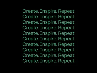 The Art of Repetition animation cavalry kinetic kinetic type kinetictypography loop motion motiongraphics type